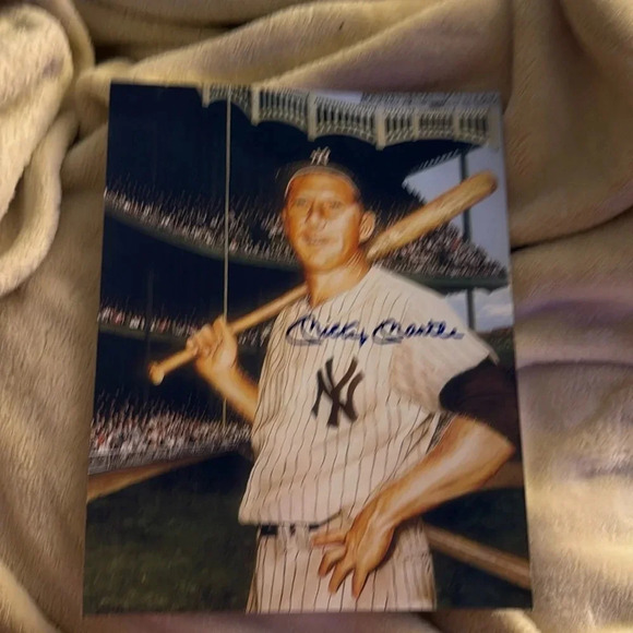 Mickey Mantle New York Yankees signed photo - Picture 1 of 1